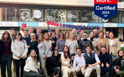Callaghan Inmobiliaria, la primera de su sector en recibir la prestigiosa certificación “GREAT PLACE TO WORK” en Valencia.